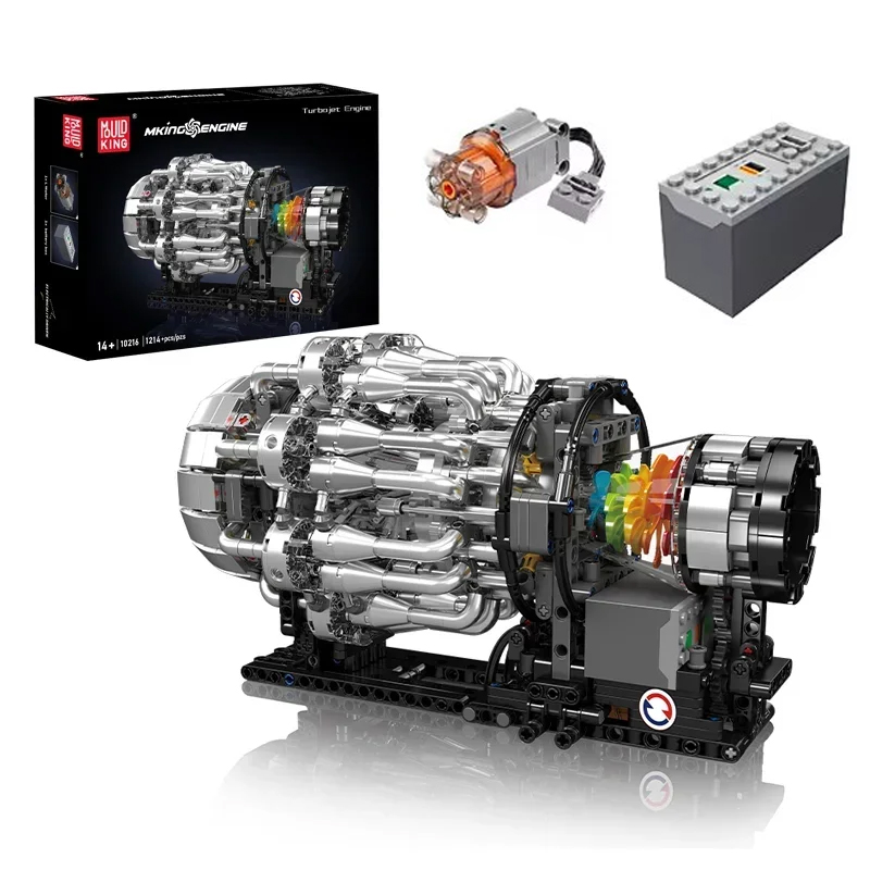 Mould King 10216 Model silnika – Model Kit Engine recenzja i cena